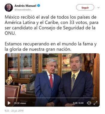 AMLO anunció que México es