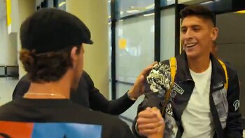 Álvarez, a su llegada a