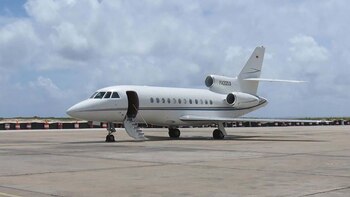 Uno de los aviones ejecutivo