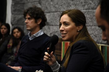 María Eugenia Vidal en un