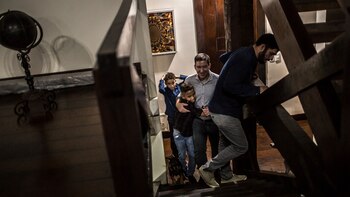 Miranda y su esposo, el