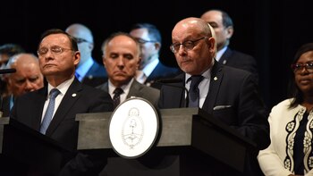 El canciller argentino Jorge Faurie