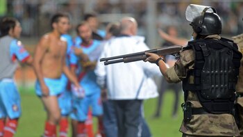 La Policía Militarizada, con las