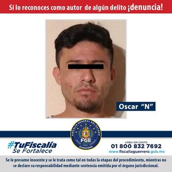 Las autoridades capturaron a Uriel/Oscar