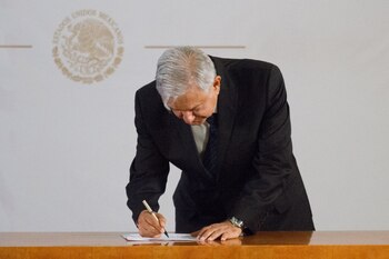 El Presidente Andrés Manuel López