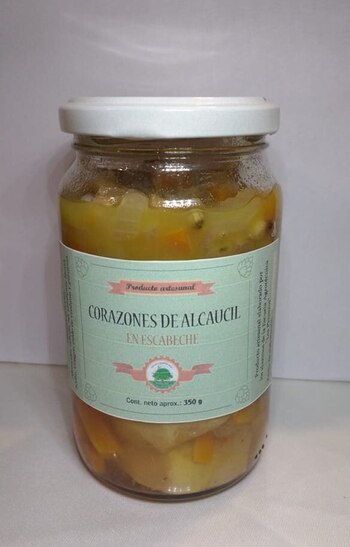 El producto terminado de corazones