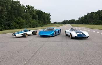 Los tres prototipos CERV, con