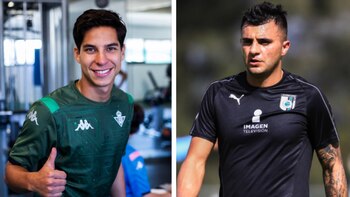 Diego Lainez y Andrés Guardado