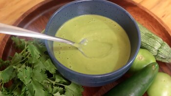 El falso guacamole está hecho