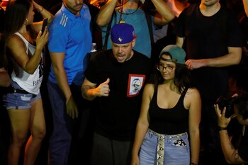 El rapero Residente durante las