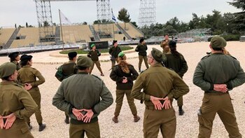 “I” habla durante un entrenamiento