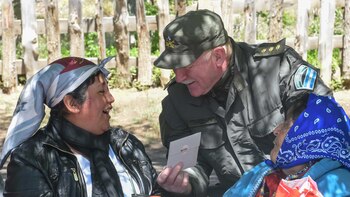 Matilde Huenelaf, maestra de Mapudungun;