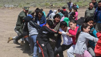 De la cinchada también participaron