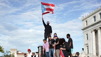 Manifestación en Puerto Rico pór