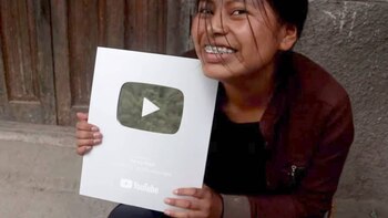 La llegada de su botón