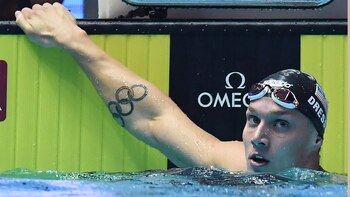 Dressel batió un nuevo récord