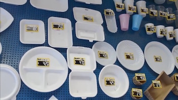 La producción de productos descartables