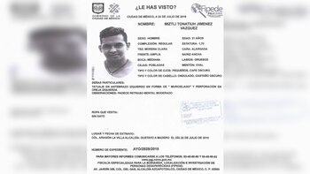 El joven de 21 años