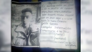 Te buscan, Ernesto: el afiche