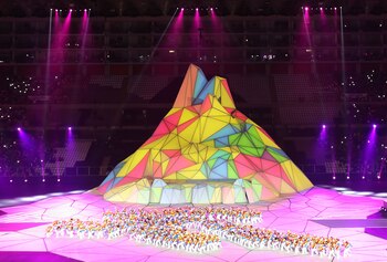 El gran espectáculo organizado para