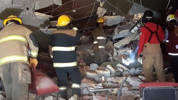 Un domo colapsó en pleno