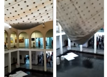 Debido al peso y granizo