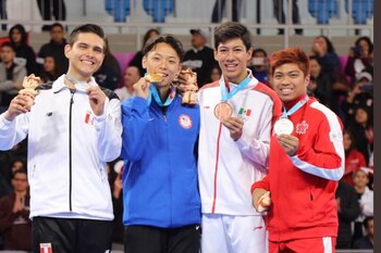 Marco ganó la medalla de