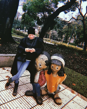 “Haciendo nuevos amigos”, la imagen