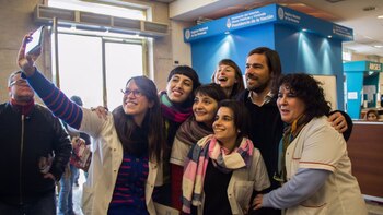 El precandidato a presidente, Nicolás