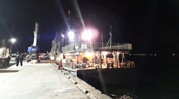 La partida de los embarcaciones