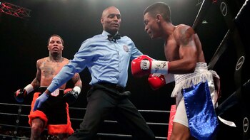 El árbitro Harvey Dock detuvo