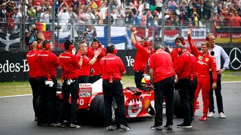 Michael Schumacher corrió con ese