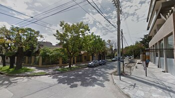 El auto con el cuerpo