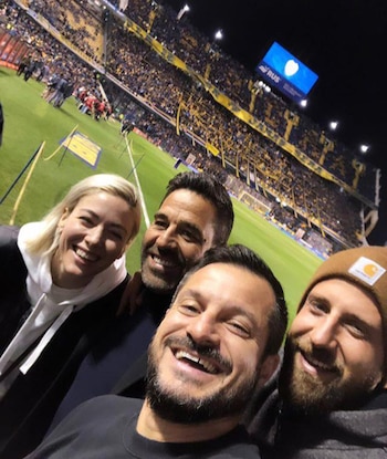 Sarah, Luca, Emanuele y Simone