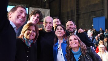 Lousteau y Larreta, juntos, este