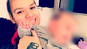 Morena Rial y su pequeño