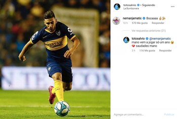 El mensaje de Nemanja Matic