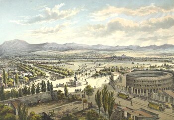 Litografía de Bucareli (Foto: MexicoMaxico)