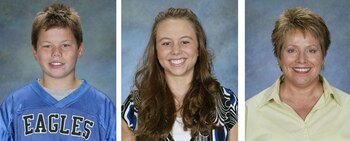 De izquierda a derecha, Caleb