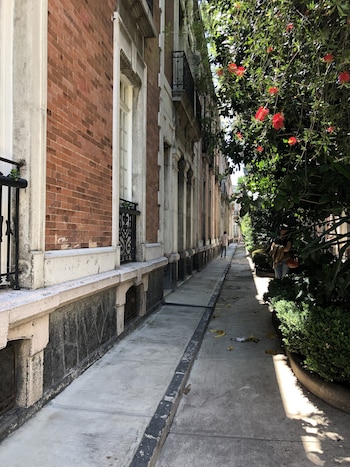 Dentro del edificio La Mascota