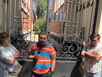 Sergio, residente de edificio La