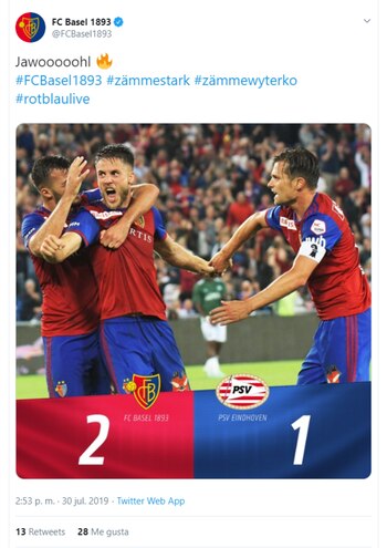 Así festejó su triunfo el