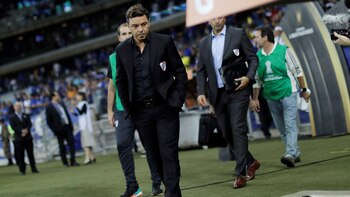 Gallardo, con el tradicional saco