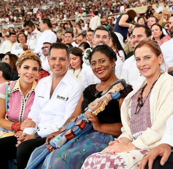 Beatriz Gutiérrez Muller bailó en