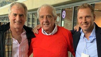 D’Onofrio, junto al tesorero Ignacio