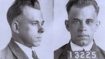 John Dillinger nació el 11 de mayo de 1903 en Indianápolis donde se convirtió en uno de los delincuentes norteamericanos más famosos durante la Gran Depresión. (Credit: Photo by Everett/Shutterstock)