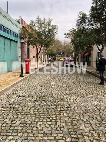 La calle principal por donde