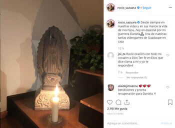 Mandó un mensaje Rocío en redes sociales (Foto: Instagram)