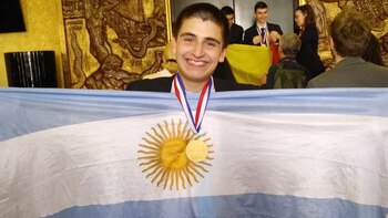 Nicolás Manno, el alumno argentino