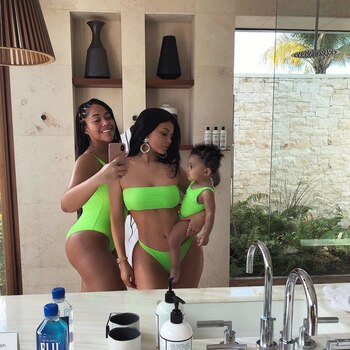 Era habitual ver publicaciones en Instagram de Jordyn junto a Kylie y la pequeña Stormi